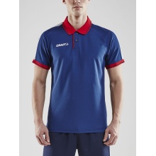 Craft Sport-Polo Pro Control (100% Polyester) navyblau/rot Herren